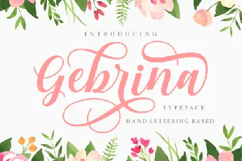 Gebrina Script font