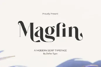 Maglin font