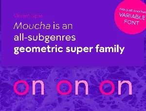 Moucha Family font