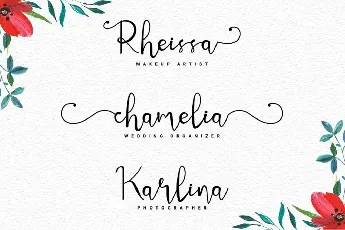 Meltinghones Calligraphy Script font