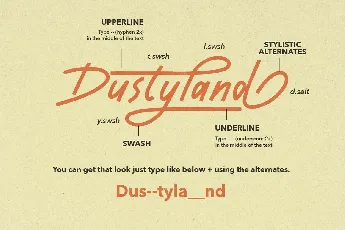 Dustyland font