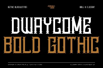 Dwaycome DEMO font