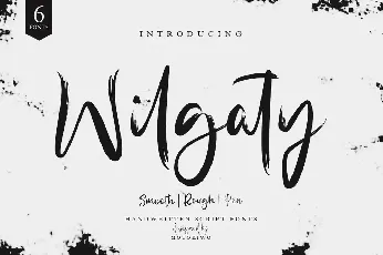 Wilgaty DEMO font