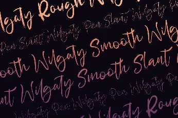 Wilgaty DEMO font