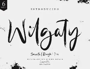 Wilgaty DEMO font