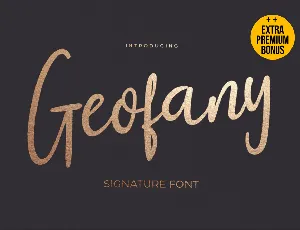 Geofany font