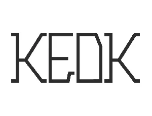 Keok Demo font