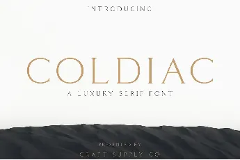 Coldiac Free font