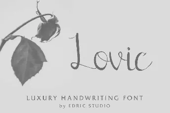 Lovic Demo font