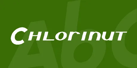 Chlorinut font