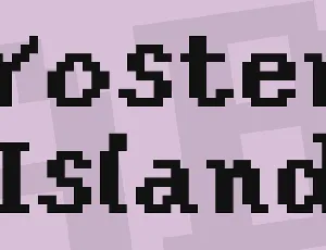 Yoster Island font