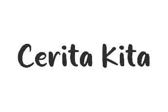 Cerita Kita Demo font