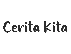 Cerita Kita Demo font