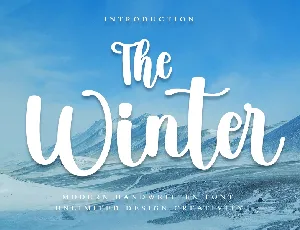 The Winter font