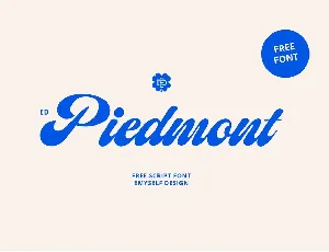 ED Piedmont font