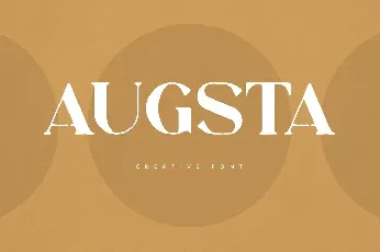 Augusta font