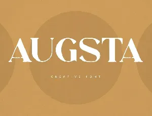 Augusta font