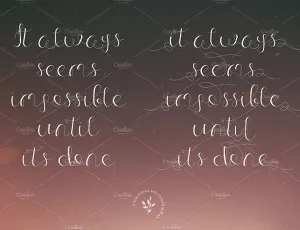 Andria Handmade font