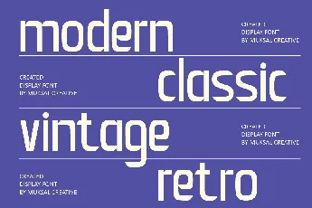 Created font