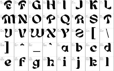 TUSHIN SUNN font