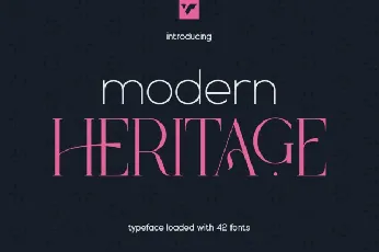 Modern Heritage font