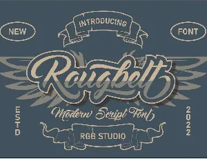 Rougbelt font