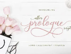 Prologue Script Lite Free font