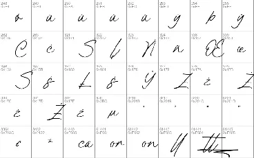 Castery Signature font