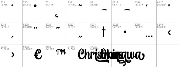 Christmas Okinawa font