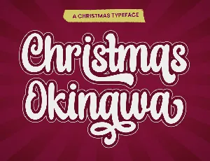 Christmas Okinawa font