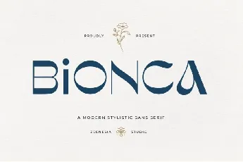 Bionca font