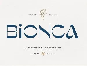 Bionca font