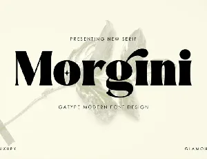 Morgini font