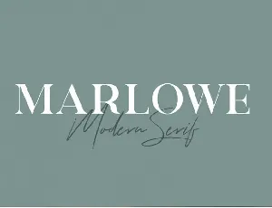 Marlowe font