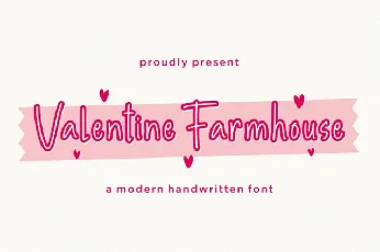 Valentine Farmhouse font