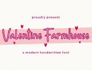 Valentine Farmhouse font