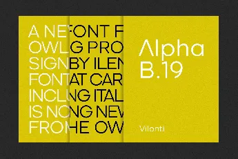 Vilonti font