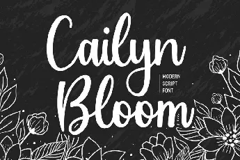 Cailyn Bloom Modern Script font