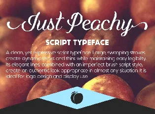 Just Peachy Free font