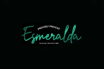 Esmeralda font