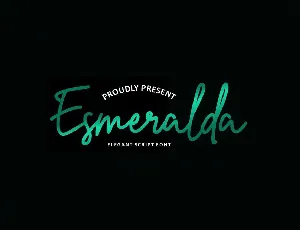 Esmeralda font