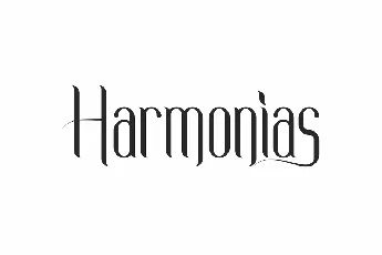 Harmonias Demo font