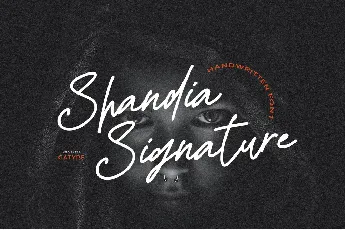 Shandia Signature font