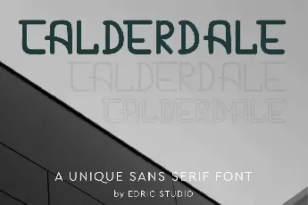 CALDERDALE DEMO font