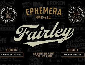 EFCO Fairley Script font