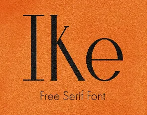 Ike font