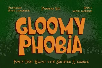 Gloomy Phobia DEMO font