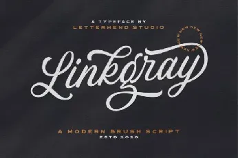 Linkgray Modern Script font