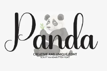 Panda Script Typeface font