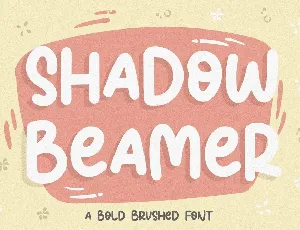 Shadow Beamer font